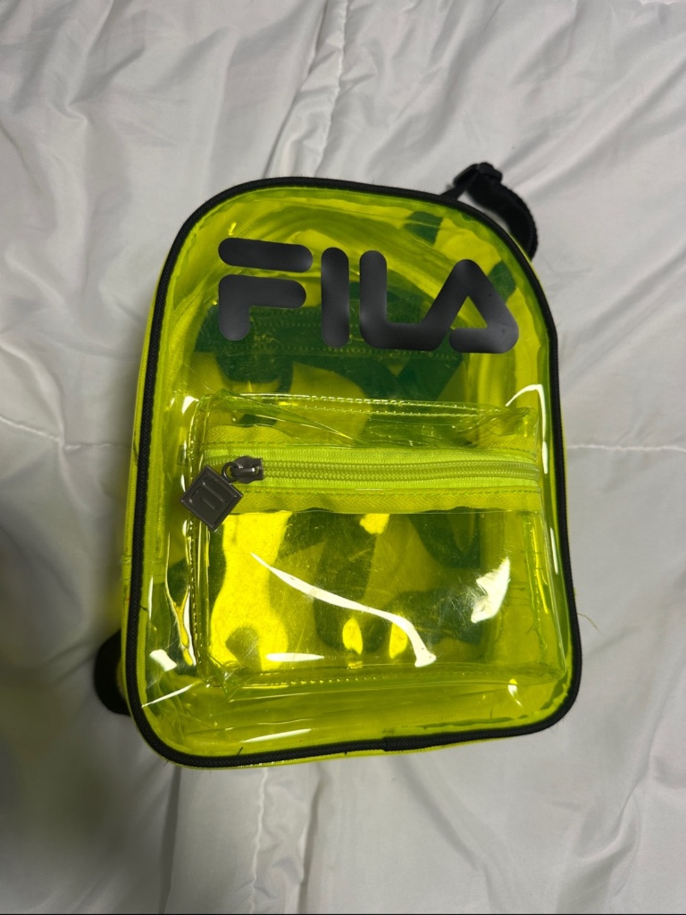 FILA Neon Transparent Mini Backpack - Picture 2 of 6